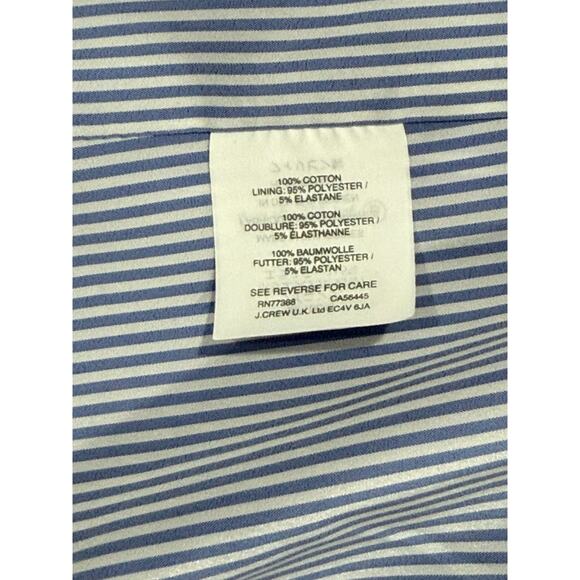 J Crew Women's Regent Blazer Blue and White Stripe Size 6 (092) - Picture 8 of 12